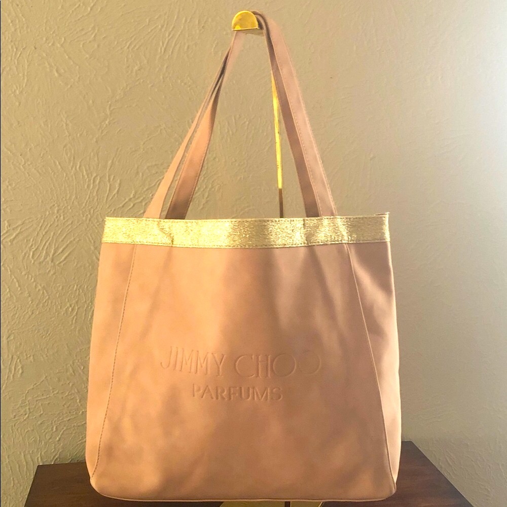 Jimmy Choo Cream Parfums bag